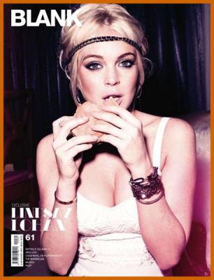 Lindsay Lohan Does Blank Magazine